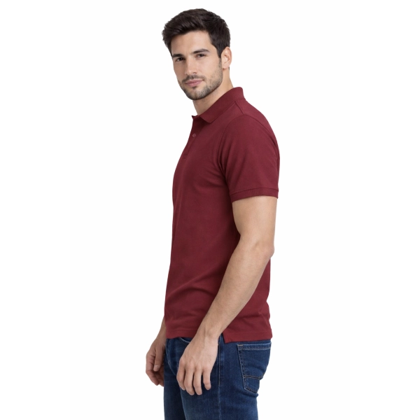 Koszulka polo męska bordowa roz.XXL